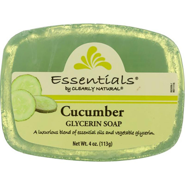 Clearly Natural - Cucumber Glycerin Soap Bar, 4oz – PlantX US